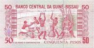 Guinée Bissau 50 Pesos GUINEA BISSAU - PICK 10 - 50 PESOS - 1.3.1990 - UNC -