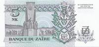Zaire 5 Nouveaux Makuta ZAIRE - PICK 48 - 5 NOUVEAUX MAKUTA - 24.06.1993 -