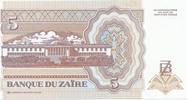 Zaire 5 Nouveaux Zaires ZAIRE - PICK 53 a - 5 NOUVEAUX ZAIRES - 24.06.1993 - NEUF -