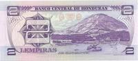 Honduras 2 Lempiras HONDURAS - PICK 61 - 2 LEMPIRAS - 23/09/1976 - UNC -