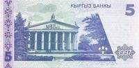 Kyrgyzstan 5 Som KIRGHISTAN - 5 SOM - 1997 - NEUF -
