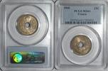 France 25 Centimes FRANCE - KM 867 - 25 CENTIMES .1940. - TYPE LINDAUER - PCGS MS 64 -