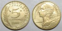 France 5 Centimes FRANCE - KM 933 - 5 CENTIMES 2001 - TYPE MARIANNE -