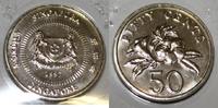 Singapour 50 Cents SINGAPORE - KM 102 - 50 CENTS 1997 -