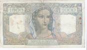 France 1.000 Francs FRANCE - PICK 130 - 1000 FRANCS MINERVE ET HERCULE - 06/12/1945 -