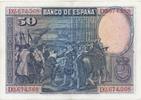 Espagne 50 Pesetas SPAIN - PICK 75 b - 50 PESETAS - 15/08/1928 -