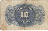 Espagne 10 Pesetas SPAIN - PICK 86 a - 10 PESETAS - 1935 (1936) -