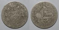 Maroc 1 Franc 1921 MOROCCO - Y 36 - 1 FRANC 1921 - Undated 1339 H SS 3,00 EUR  plus 7,50 EUR verzending