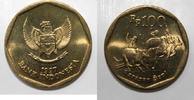Indonésie 100 Rupiah INDONESIA - KM 53 - 100 RUPIAH 1997 - Karapan sapi - Madura Island Bull Race -