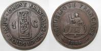 Indochine 1 Cent INDOCHINA - KM 1 - 1 CENT 1886 A - Paris -