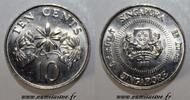 Singapour 10 Cents SINGAPORE - KM 51 - 10 CENTS 1990 -