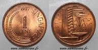 Singapour 1 Cent SINGAPORE - KM 1a - 1 CENT 1977 -