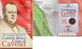 Italie 2 € commémorative ITALIA - 2 EURO 2010 - 200 YEARS OF THE BIRTH OF CAMILLO BENSO CAVOUR -