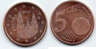 Espagne 5 Cent 2015 SPAIN - KM 1146 - 5 CENT 2015 - COMPOSTELLE VZ-ST 1,00 EUR  plus 7,50 EUR verzending