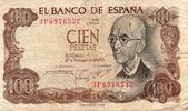 Espagne 100 Pesetas SPAIN - PICK 152 a - 100 PESETAS - 17/11/1970 -