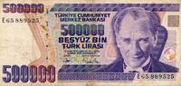 Turquie 500.000 Lira TURKEY - PICK 208 c - 500 000 LIRA - L 1970 (1993) - PREFIXE E -