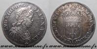 France 1/2 écu FRANCE - Gad 168 - LOUIS XIV - 1/2 ECU WITH SHORT HAIR 1643 A - Paris - Rose -