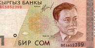 Kirghistan 1 Som KIRGHISTAN - PICK 15 a - 1 SOM 1999 -
