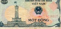 Viet Nam 1 Dong VIETNAM - PICK 90 a - 1 DÔNG - 1985 -