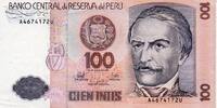 Pérou 100 Intis PERU - PICK 133 - 100 INTIS - 26/06/1987 -