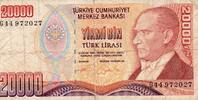 Turquie 20.000 Lira 1995 TURKEY - PICK 202 - 20 000 LIRA - L 1970 (1995) SS 3,50 EUR  plus 7,50 EUR verzending