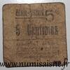France 5 Cent FRANCE - County 62 - HENIN LIETARD - 5 CENT 1915 -