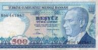 Turquie 500 Lira TURKEY - PICK 195 - 500 LIRA - NON DATE (1970) -