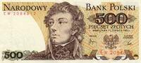 Pologne 500 Zlotych POLAND - PICK 145 d - 500 ZLOTYCH - 01.06.1982 -