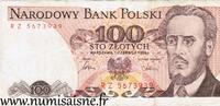 Pologne 100 Zlotych POLAND - PICK 143 e - 100 ZLOTYCH - 01/06/1986 -