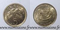 Singapour 5 Cents SINGAPORE - KM 99 - 5 CENTS 1995 - Monstera deliciosa -
