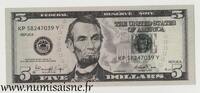 Etats-Unis 5 Dollar UNITED STATES OF AMERICA - 5 DOLLAR 2017 - Abraham Lincoln - Replica for cinema -