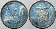 Equateur 20 Sucres ECUADOR - KM 94 - 20 SUCRES 1988 -
