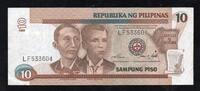 Philippines 10 Piso PHILIPPINES - PICK 187 b - 10 PISO - 1998 - SIGN 14 - TYPE 5 -
