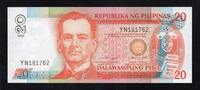 Philippines 20 Piso PHILIPPINES - PICK 182 c - 20 PISO - 1999 - SIGN 15 - TYPE 5 -