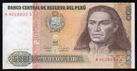 Pérou 500 Intis PERU - PICK 134 b - 500 INTIS - 26.06.1987 -