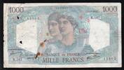 France 1 000 Francs FRANCE - PICK 130 - 1000 FRANCS MINERVE ET HERCULE - 17/01/1946 -