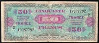 France 50 Francs FRANCE - PICK 122 - 50 FRANCS VERSO FRANCE - 1945 - SERIES 2 -
