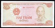 Viet Nam 200 Dong VIETNAM - PICK 100 a - 200 DONG - 1987 -