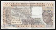 B.C.E.A.O 1 000 Francs WEST AFRICAN STATES - SENEGAL - PICK 707 K.g - 1.000 FRANCS 1986 - SIGN 20 - B C E A O -