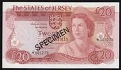 Jersey 20 Pound JERSEY - 20 POUNDS - SPECIMEN -
