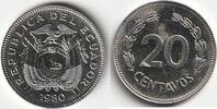 Equateur 20 Centavos ECUADOR - KM 77.2 a -20 CENTAVOS 1980 -