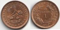 Bolivie 1 Boliviano BOLIVIA - KM 184 - 1 BOLIVIANO 1951 -