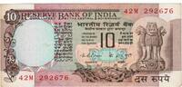 Inde 10 Rupees ohne Jahr INDIA - PICK 81 b - 10 RUPEES - NON DATE - SIGN... 3,50 EUR  plus 7,50 EUR verzending