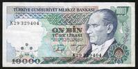 Turquie 10.000 Lira 1989 TURKEY - PICK 200 - 10 000 LIRA - L.1970 (1989) SS 3,50 EUR  plus 7,50 EUR verzending