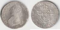 France Écu LOUIS XVI - ECU WITH OLIVIER BRANCHES - 1785 M -