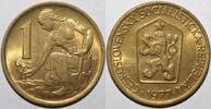 Tchécoslovaquie 1 Koruna CZECHOSLOVAKIA - KM 50 - 1 KORUNA 1977 -