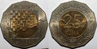 Croatie 25 Kuna CROATIA - KM 47 - 25 KUNA 1997 - DANUBE -