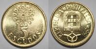 Portugal 5 Escudos 1991 PORTUGAL - KM 632 - 5 ESCUDOS 1991 VZ/VZ-ST 2,50 EUR  plus 7,50 EUR verzending