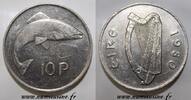 Irlande 10 Pence IRELAND - KM 23 - 10 PENCE 1980 -