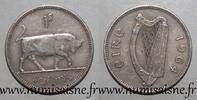 Irlande 1 Shilling IRELAND - KM 14a - 1 SHILLING 1964 - Bull -